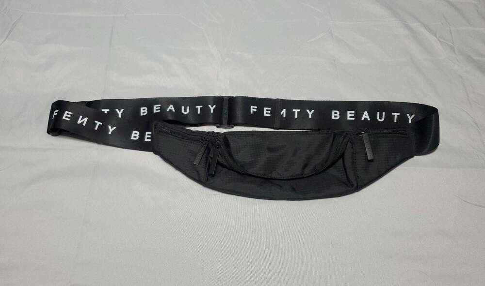 Fenty Beauty Black Logo Strap Fanny Pack Waist Bag